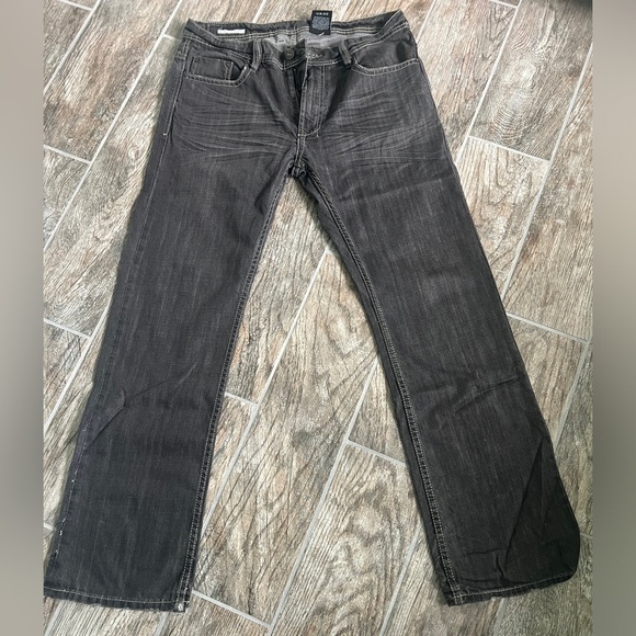 Buffalo Jeans Black Straight Legs Jeans, Men’s Size 33 - Picture 1 of 13